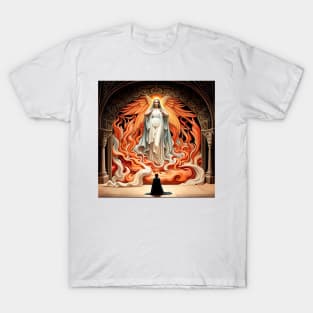 Before you heavenly angel I kneel and pray T-Shirt